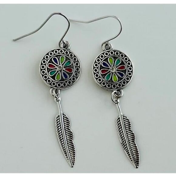 5/$25 Multicolor Feather Drops - Picture 2 of 4